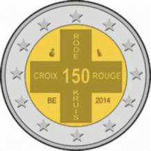 2 EURO 2014 Rode Kruis UNC België